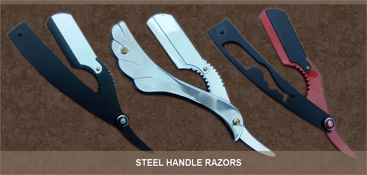 Steel Handle Razors